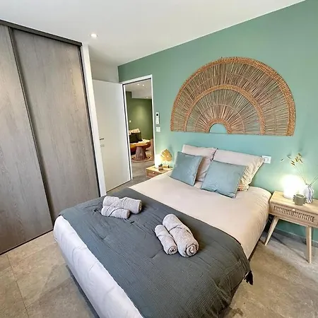 Magnifique T3 Bord De Garage Prive Classe 3 Etoiles * Collioure